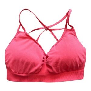 Zella Coral Strappy Sports Bra L